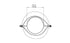 Blinde Design Stitch 125 Concrete Planter - Graphite Finish - BLD.1.P.STI.125.Y.GH